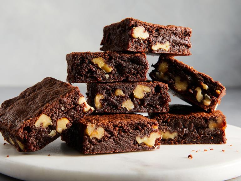 New Classic Brownies. Food styled by Barrett Washburne. (Ryan Liebe/The New York Times)