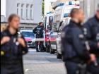 Police say a man attacked multiple people with a knife in the western German city of Solingen.