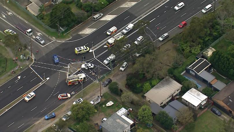 Police at Princes Hwy.