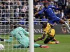 Chelsea's Noni Madueke scoring during his match-winning performance at Wolverhampton. (AP PHOTO)