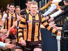 James Sicily will lead the Hawks against the Bulldogs at the MCG.