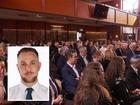 Hundreds gathered to farewell the talented sports journalist at a synagogue in Melbourne.