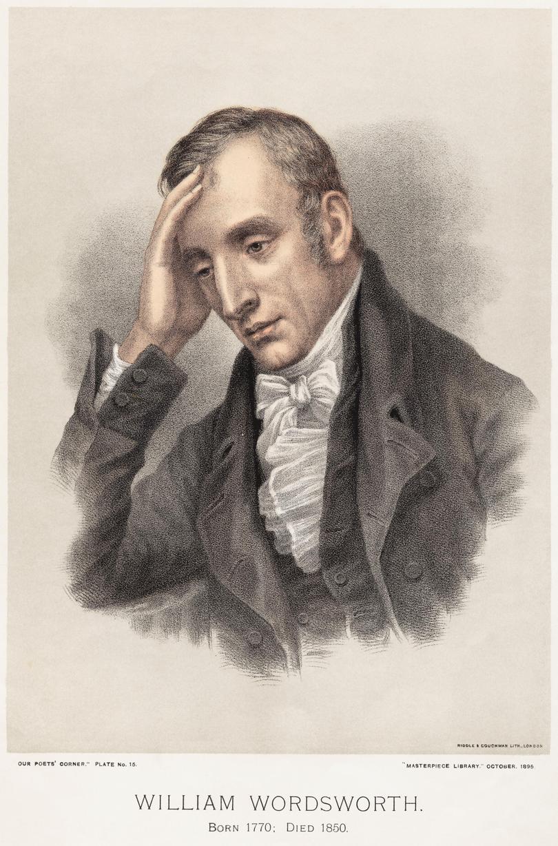 William Wordsworth is credited with inventing the moniker of the ‘happy warrior’, despite being the poster boy of looking bored and/or unwell.