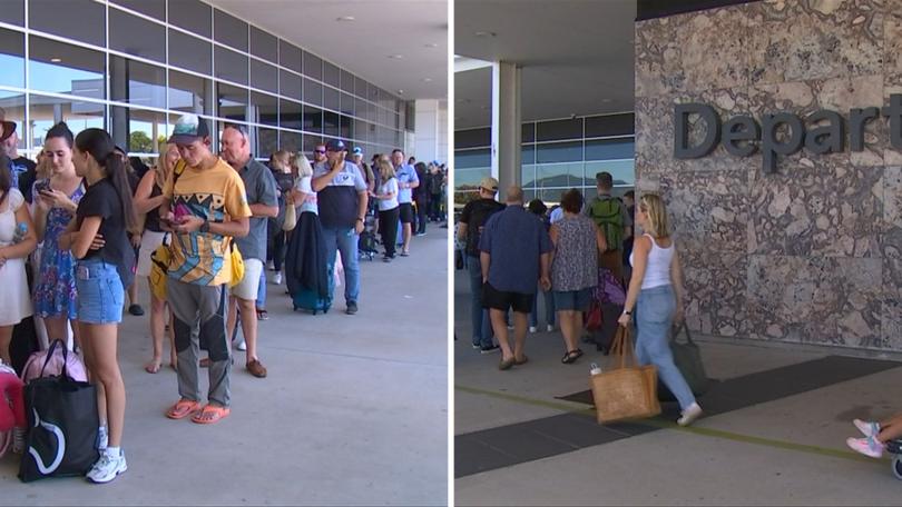 Thousands of people were evacuated from Cairns Airport on Monday following a security breach.