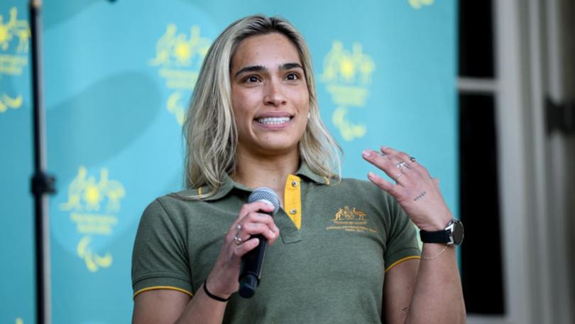 Wheelchair athlete Madison de Rozario will be defending two gold medals she won in Tokyo. (Bianca De Marchi/AAP PHOTOS)