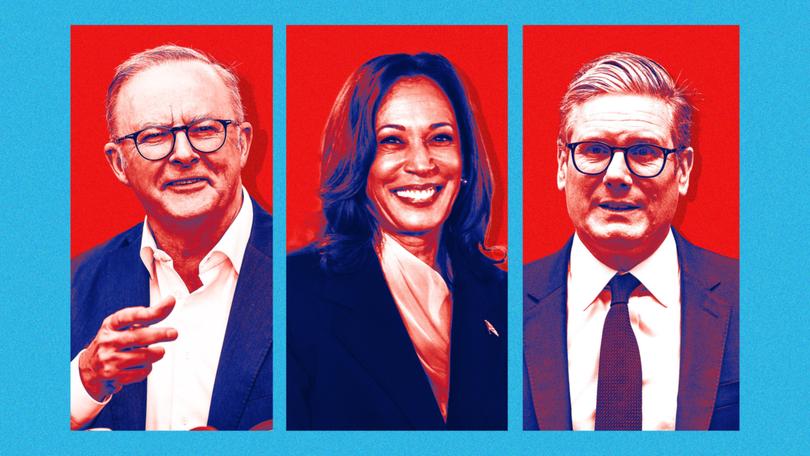 Kamala Harris, Keir Starmer and Anthony Albanase appear to be using a new campaign trend - and it appears to be working for now