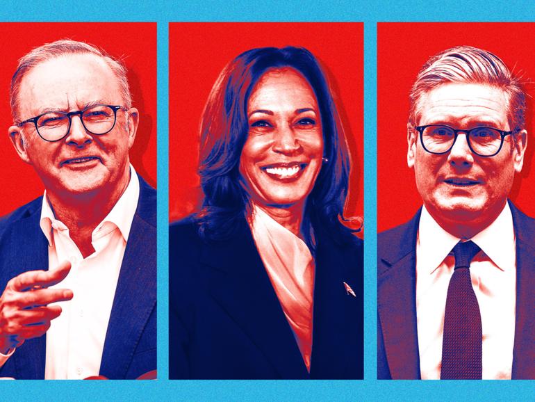 Kamala Harris, Keir Starmer and Anthony Albanase appear to be using a new campaign trend - and it appears to be working for now