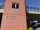 Logan Hospital has been locked down amid reports of a gunman inside. (Dan Peled/AAP PHOTOS)