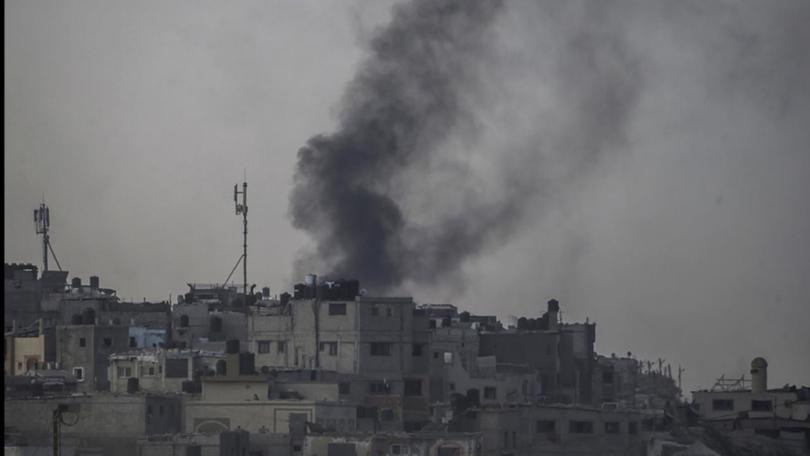 Medics say an Israeli air strike in the central city of Deir al-Balah has killed eight people.