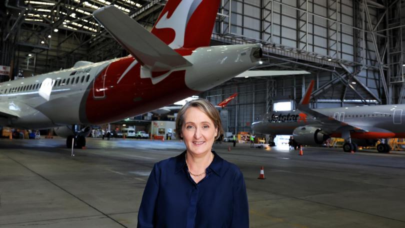 Qantas chief executive Vanessa Hudson has delivered her first full-year results for the airline. 