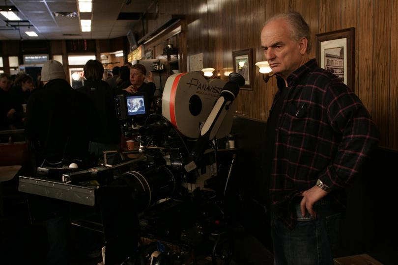 David Chase on the set of The Sopranos.