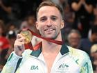 Tom Gallagher was thrilled to secure Australia's first gold medal of the Paralympics. (AAP PHOTOS)