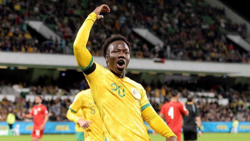 Graham Arnold cannot wait to see how much young Nestory Irankunda (pic) has improved. (Richard Wainwright/AAP PHOTOS)