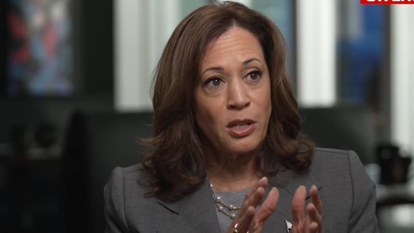 Kamala Harris in her first major TV interview as Democratic nominee on CNN