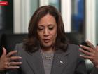 Kamala Harris in her first major TV interview as the Democratic presidential nominee.