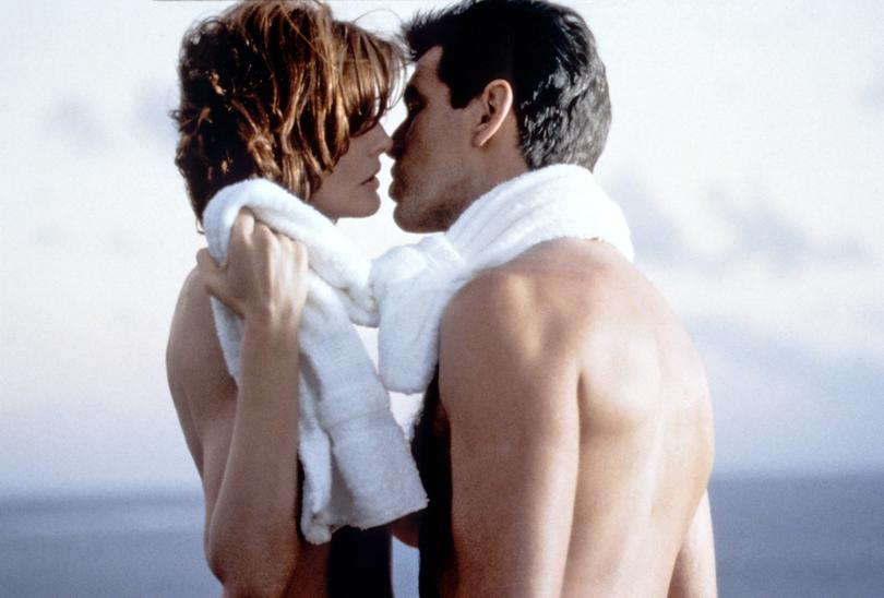 Rene Russo and Pierce Brosnan in the remake of The Thomas Crown Affair.