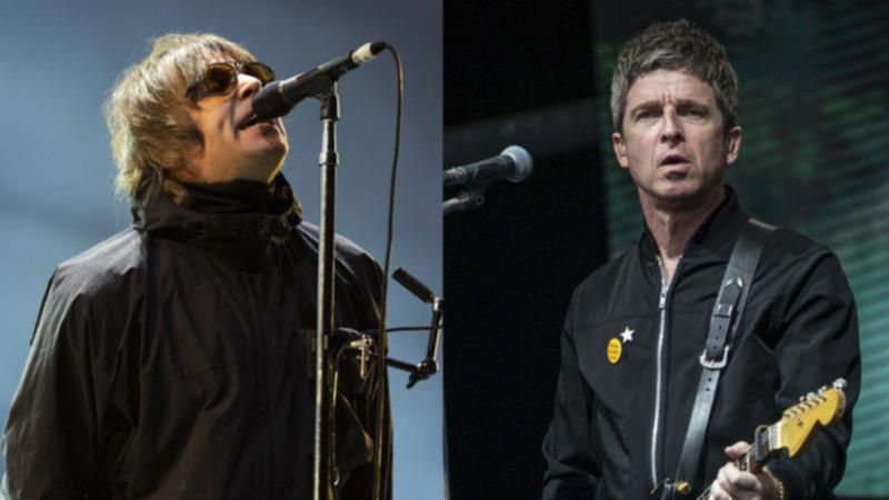 Liam Gallagher and his brother Noel put their acrimonious split behind them to tour together again. (AP PHOTO)