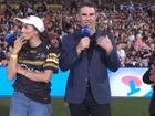 Brad Fittler has been slammed for his live interview with Jess and Noemie Fox.