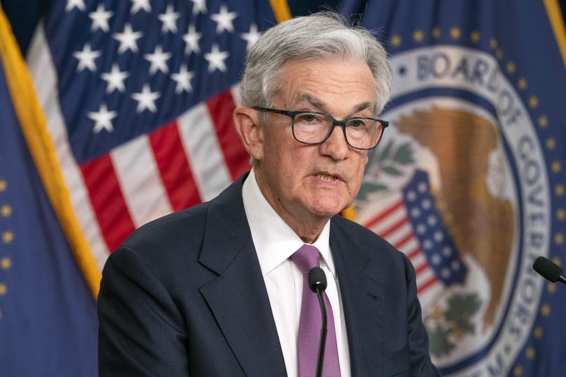 File - Federal Reserve Chair Jerome Powell speaks after a Federal Open Market Committee meeting, June 14, 2023, at the Federal Reserve Board Building in Washington. The Federal Reserve wraps up its two-day policy meeting on Wednesday, July, 26, 2023. (AP Photo/Jacquelyn Martin, File)