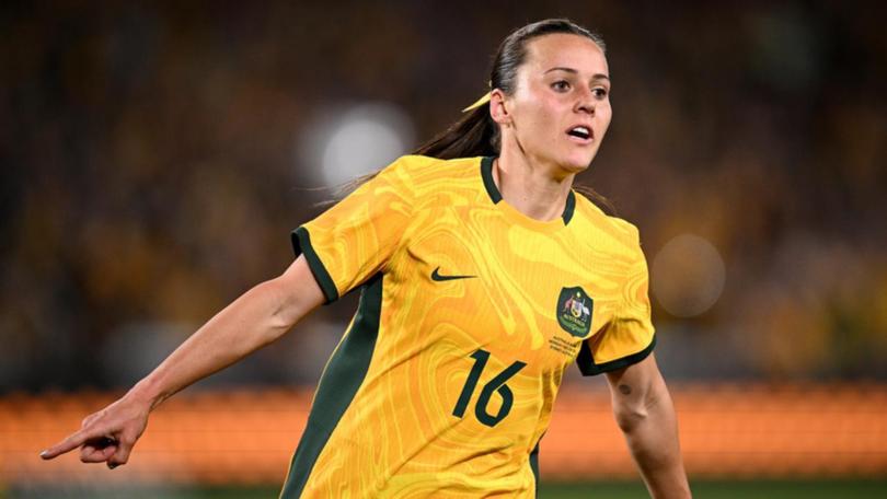 Matildas star Hayley Raso has joined English side Spurs from Real Madrid on a two-year deal. (Dan Himbrechts/AAP PHOTOS)