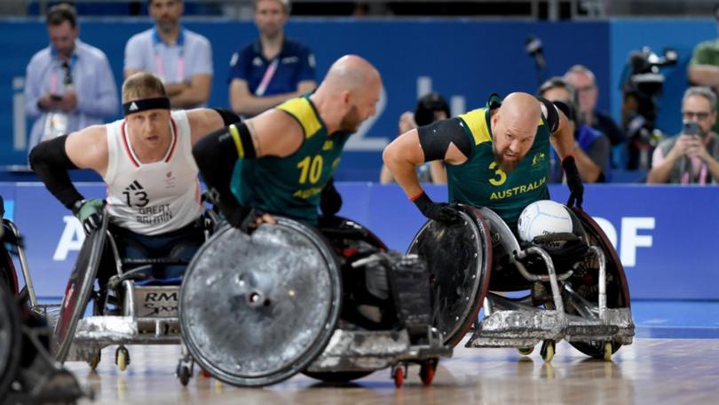 Ryley Batt's pass was picked off by Japan as Australia missed out on the gold medal match. (Jeff Crowe/AAP PHOTOS)