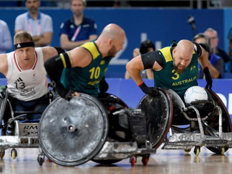 Ryley Batt's pass was picked off by Japan as Australia missed out on the gold medal match. (Jeff Crowe/AAP PHOTOS)