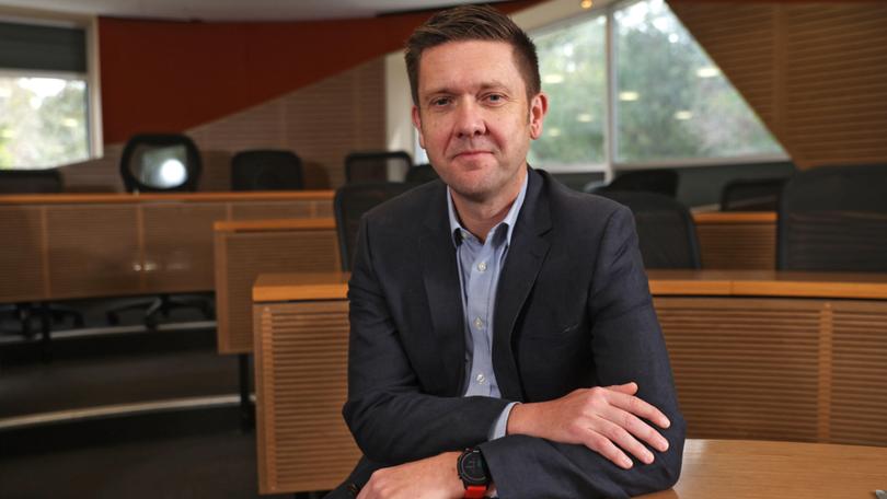 Professor of Finance Lee Smales, pictured at the UWA Business School. 