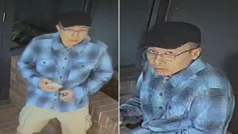 Images of a man wanted by police over an attack on a baby in Stones Corner, Brisbane.