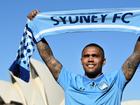 Brazilian Douglas Costa plans on lifting more silverware as the next Sydney FC golden boy. (Dean Lewins/AAP PHOTOS)