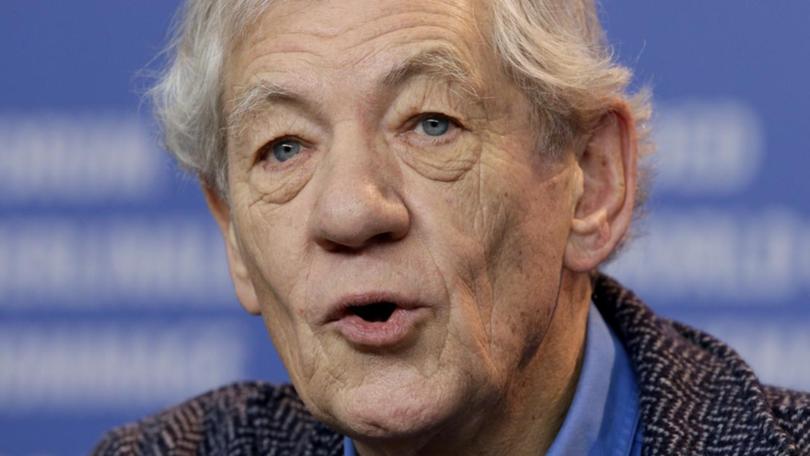 Ian McKellen is "absolutely physically recovered" from a stage fall, the actor says. (AP PHOTO)