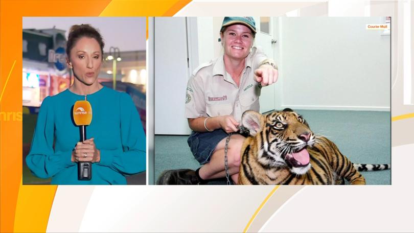 The Dreamworld handler mauled by a tiger has been identified as Melissa Reynolds.