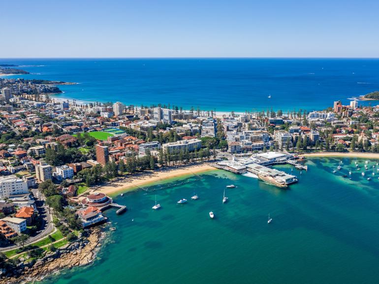 While Sydney witnessed a modest 0.3 per cent increase, Perth took the lead with a significant 2.0 per cent rise, followed by Adelaide at 1.4 per cent and Brisbane at 1.1 per cent. Pictured: Manly Wharf and Manly, Sydney. 