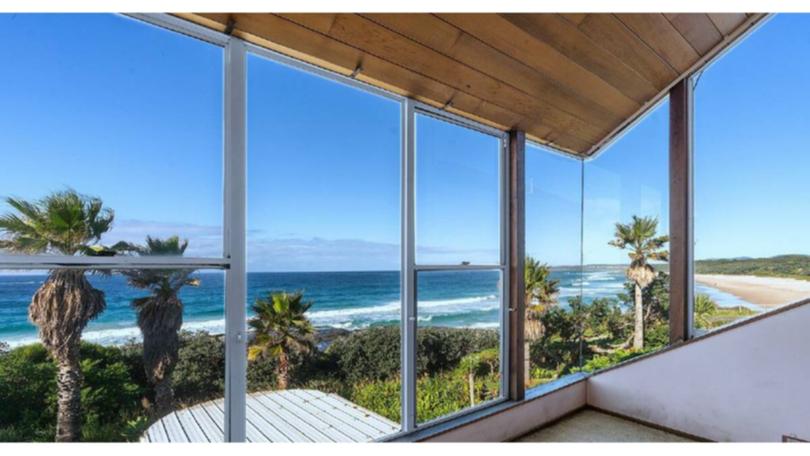 The house has vast ocean views