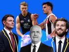 Lachie Neale, Patrick Cripps, Nick Daicos and Marcus Bontempelli are vying for the Brownlow medal.