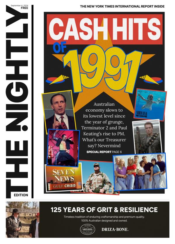 The front page of The Nightly for 04-09-2024