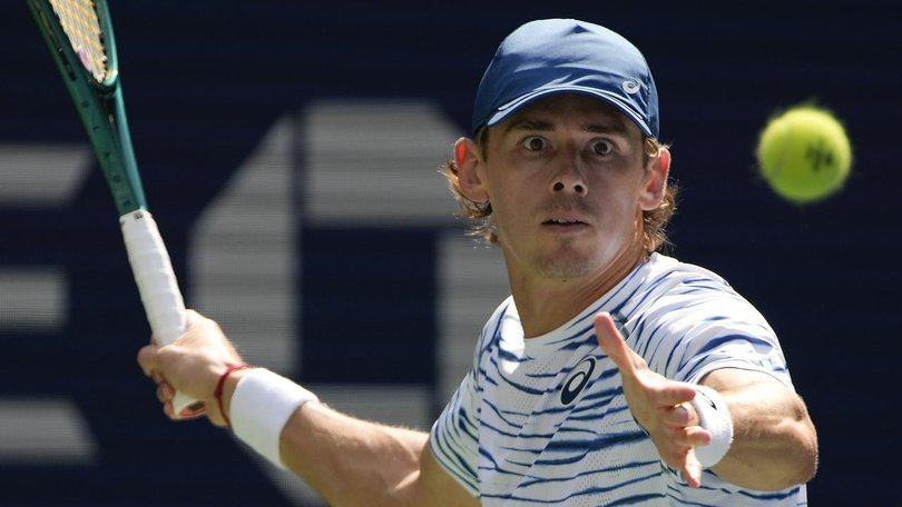 Alex de Minaur's run in the US Open has come to a disappointing end against Jack Draper. (AP PHOTO)