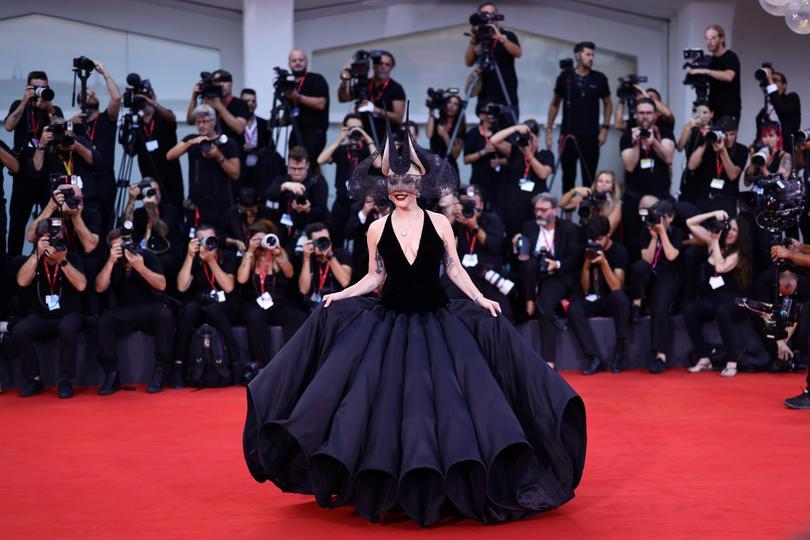 VENICE, ITALY - SEPTEMBER 04: Lady Gaga attends the "Joker: Folie à Deux" red carpet during the 81st Venice International Film Festival at Sala Grande on September 04, 2024 in Venice, Italy. (Photo by Andreas Rentz/Getty Images)