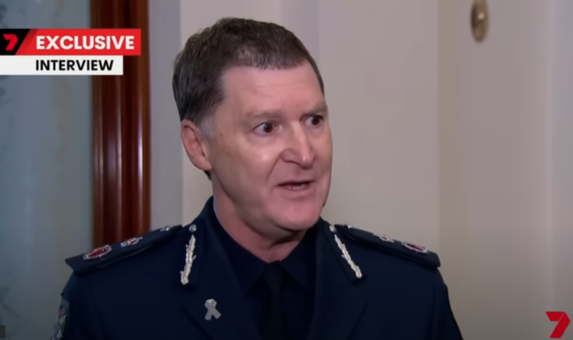 Victoria’s Police Chief Commissioner Shane Patton.