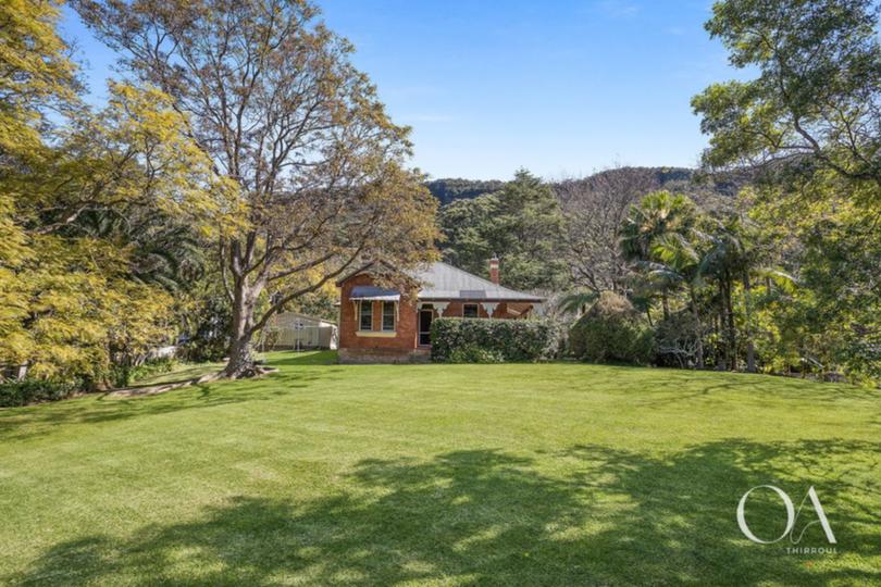 The four-bedroom home sits on 2234 square metres of land.