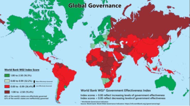 The World Bank’s Worldwide Governance Indicators (WGI) assesses the governance of over 200 countries.