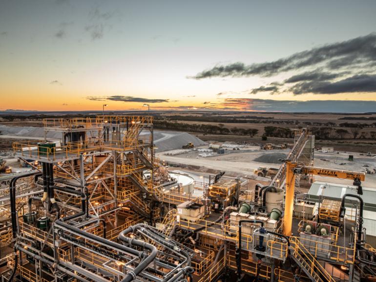 The Mt Cattlin lithium mine near Ravensthorpe. 