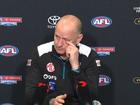 Ken Hinkley is again under pressure after another finals shocker at Adelaide Oval.