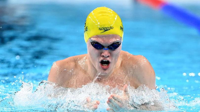 Australian Para-swimmer Tim Hodge won gold in the men's S9 200m individual medley in Paris. (Delly Carr/AAP PHOTOS)