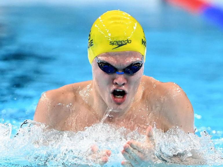 Australian Para-swimmer Tim Hodge won gold in the men's S9 200m individual medley in Paris. (Delly Carr/AAP PHOTOS)