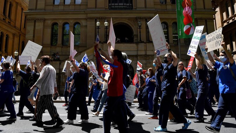 Public-sector NSW nurses and midwives will strike for 12.5 hours from Tuesday morning.