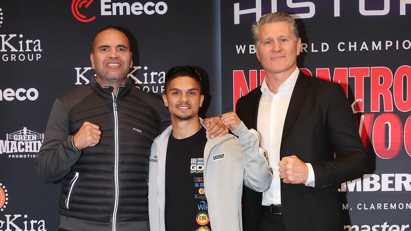 Anthony Mundine, Alex Winwood and Danny Green.