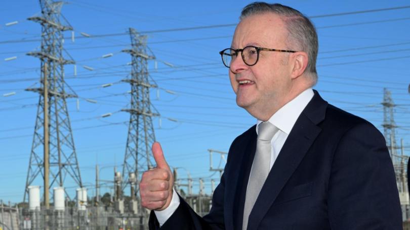 Anthony Albanese says his plan will help support industries that drive a clean energy future. (Darren England/AAP PHOTOS)