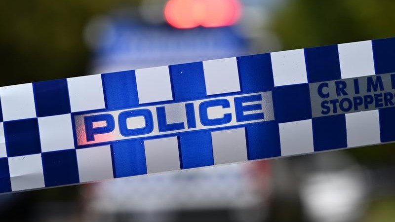 A search is underway for a police 4WD stolen on Friday.