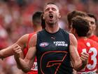 Jesse Hogan kicked the opening two goals against Sydney.