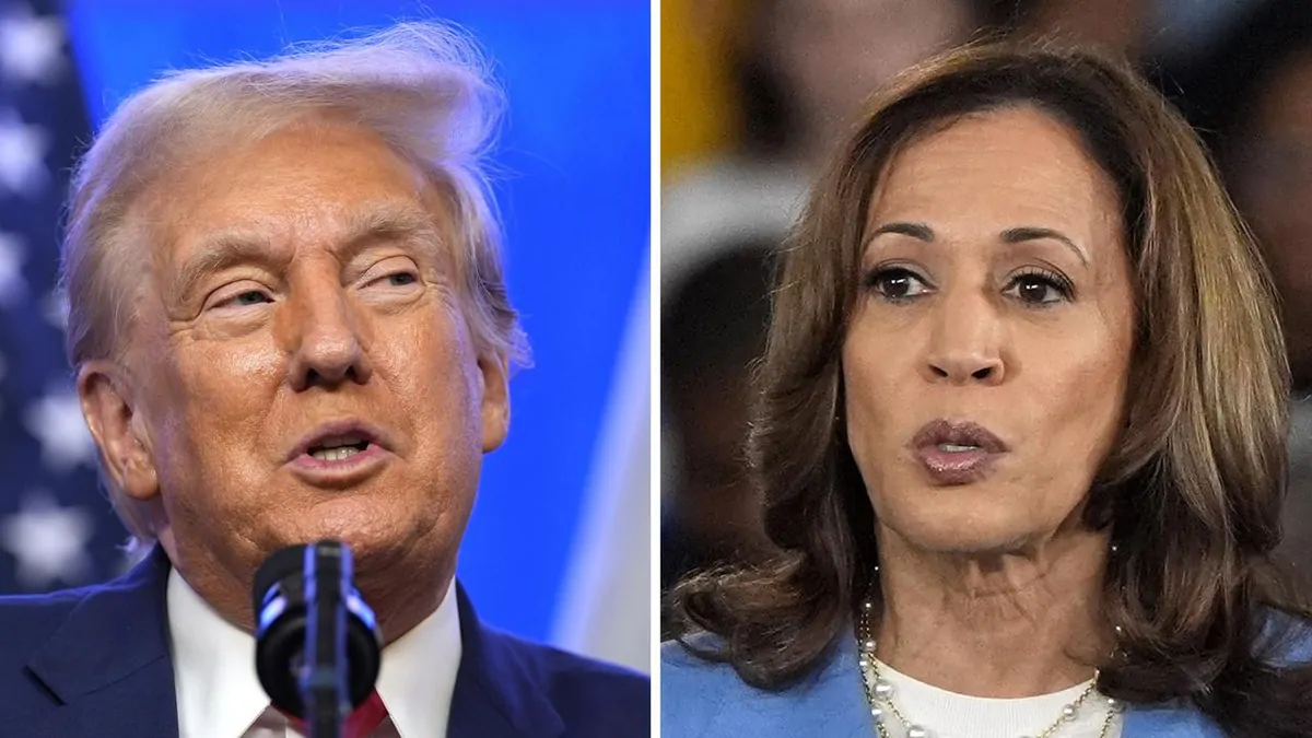 Kamala Harris, Donald Trump tied in new poll ahead of presidential ...